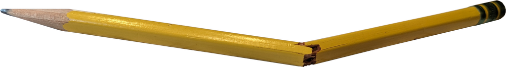 A pencil broken by an official who just. Couldn't. Again.